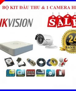 Lắp đặt trọn gói bộ 1 camera HIKVISION HD TVI 1.0M