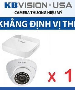 Lắp đặt trọn gói 1 Camera Kbvison 2M KX-2011S4 + Đầu ghi KX-8104H1+Ổ cứng