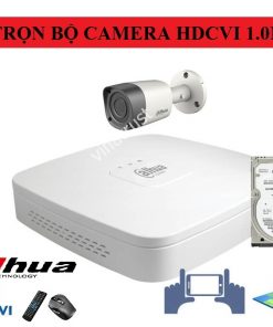 Lắp đặt trọn bộ 1 camera DAHUA 1.0M