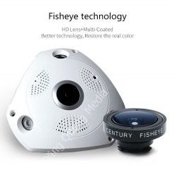 Camera Ốp Trần Wifi VR CAM 3D quay tròn hết 360 độ+ Lắp miễn phí